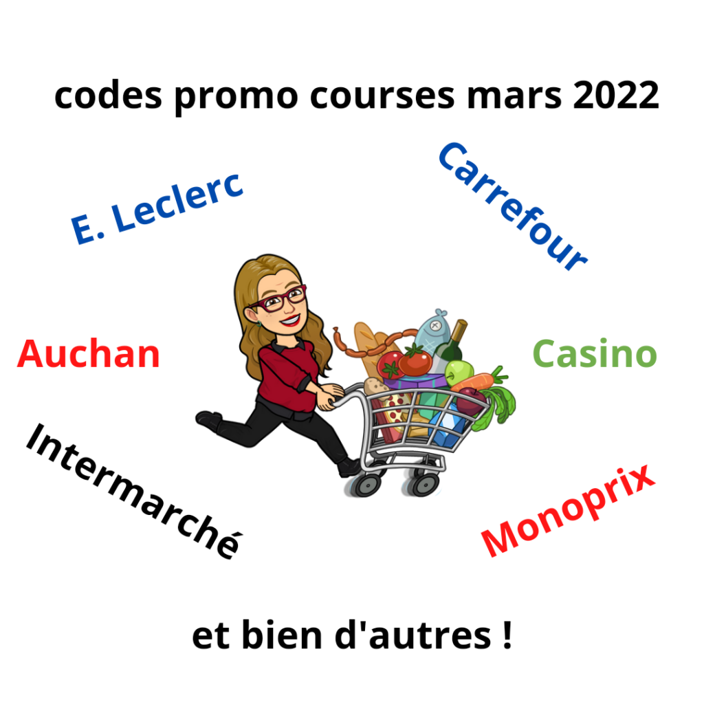 codes promo drive Carrefour, E.Leclerc, Auchan, Intermarché, Casino, etc