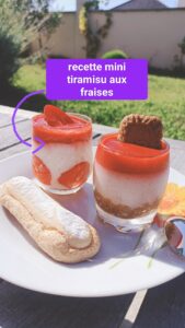 recette tiramisu aux fraises